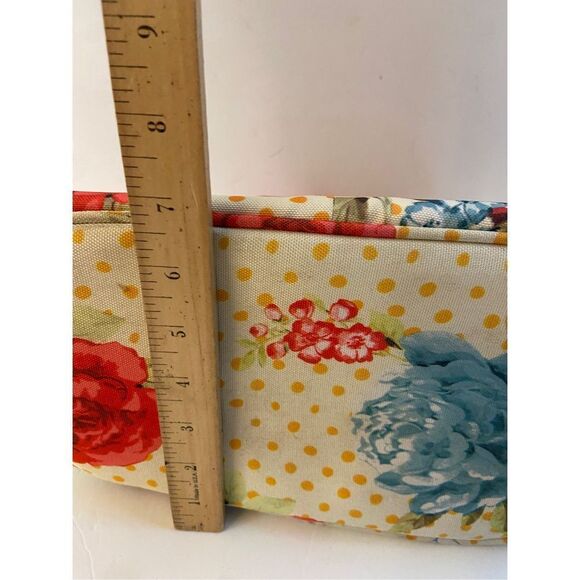 Pioneer woman lunch tote red 10x7x10 insulated - Picture 6 of 7